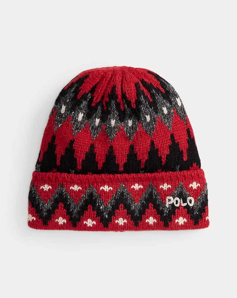 Fair Isle Wool Beanie
