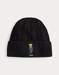 Polo Bear Cable Wool-Blend Beanie