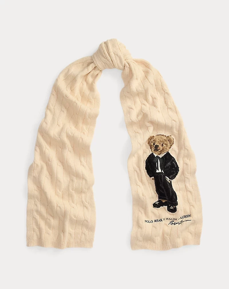 Polo Bear Wool-Blend Scarf