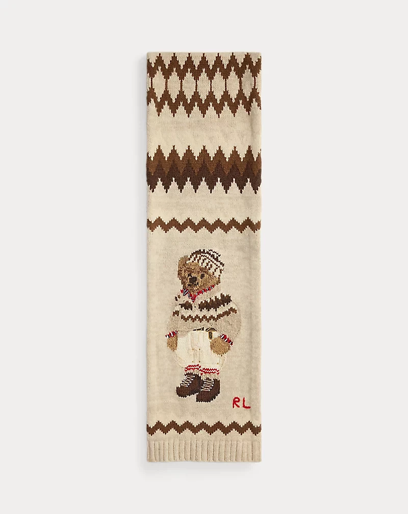 Polo Bear Wool-Blend Scarf