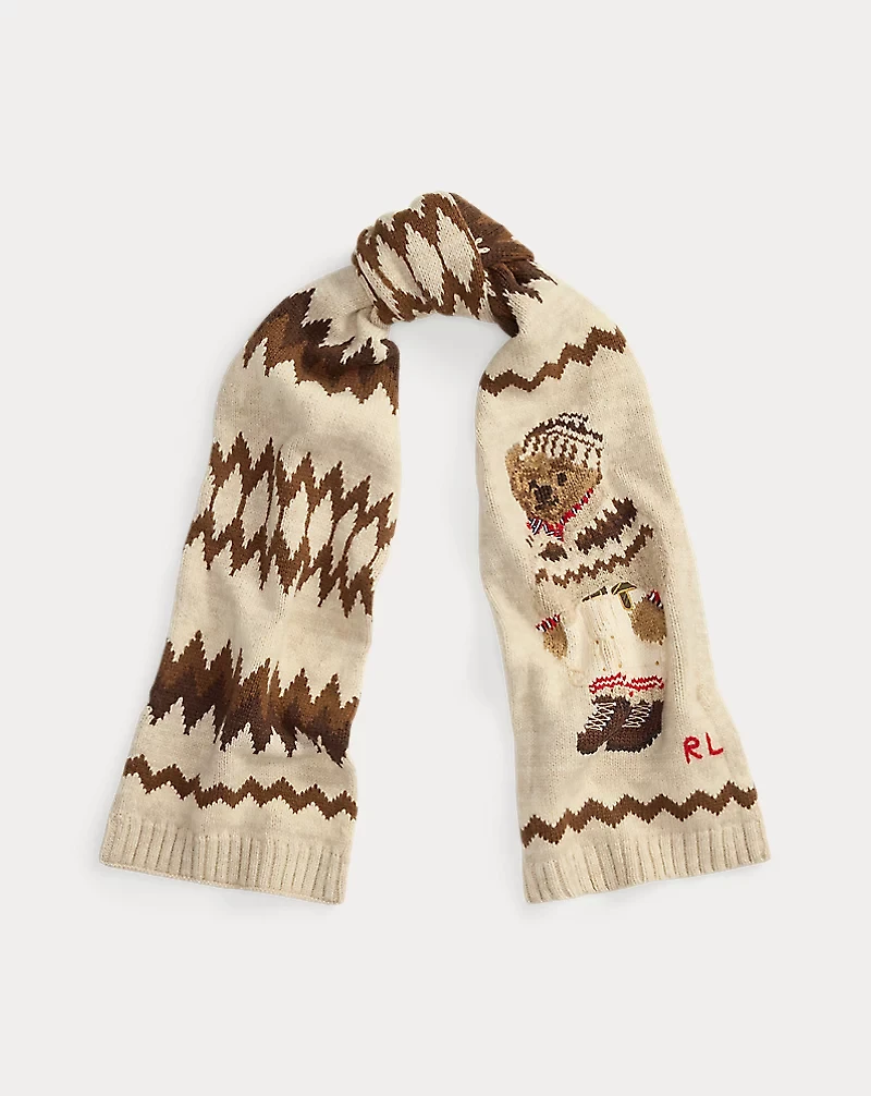 Polo Bear Wool-Blend Scarf