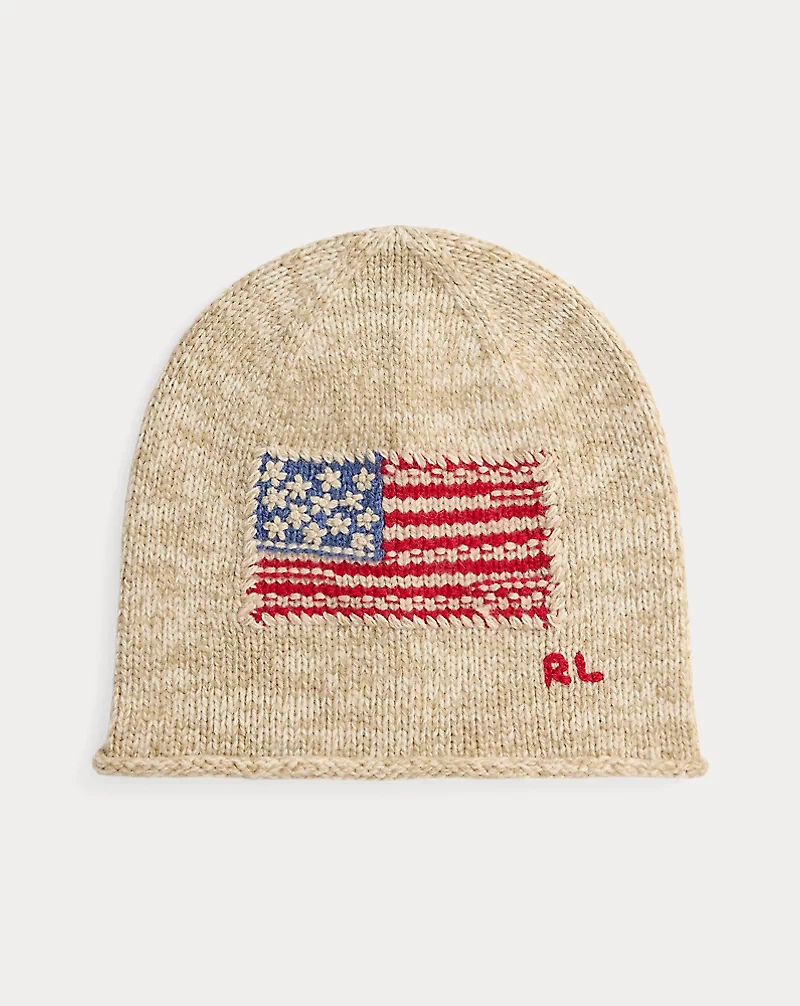 Flag Wool-Blend Beanie