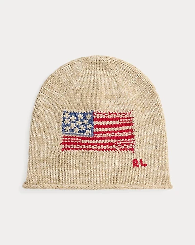Flag Wool-Blend Beanie
