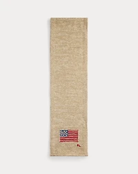 Flag Wool-Blend Scarf