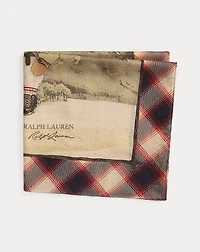 Polo Bear Wool-Silk Square Scarf