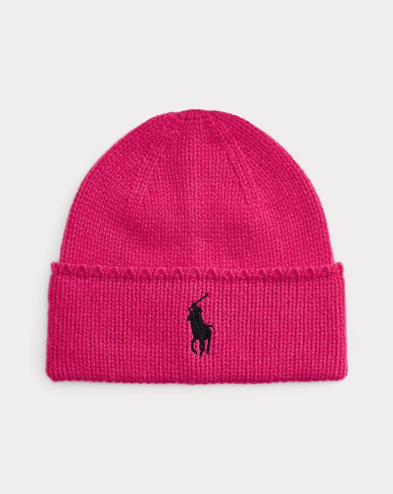 Pink Pony Wool Beanie