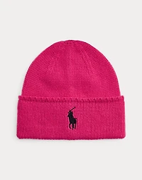 Pink Pony Wool Beanie