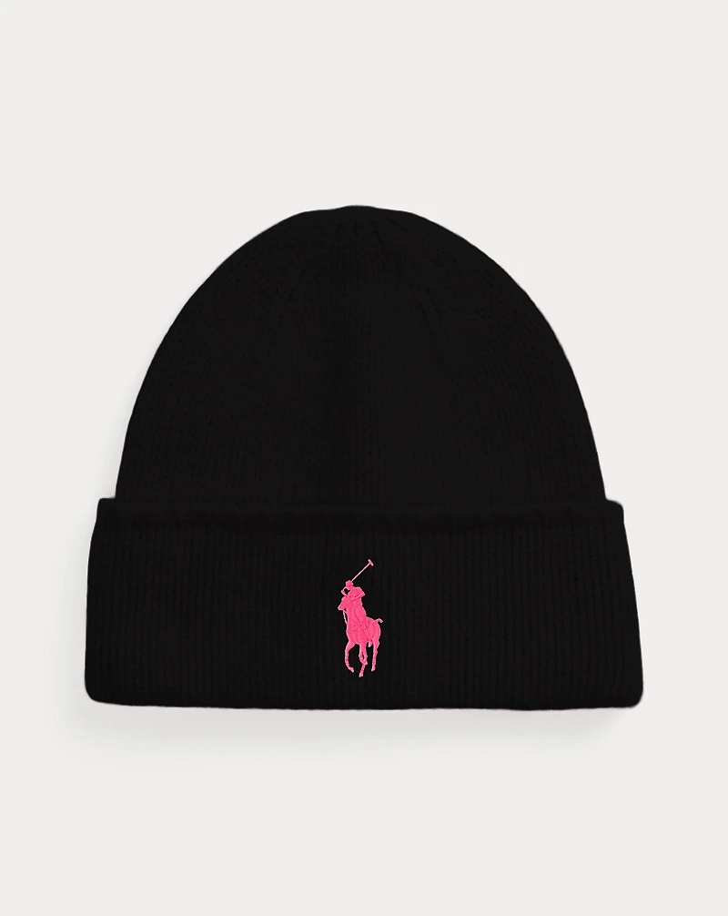 Pink Pony Wool Beanie