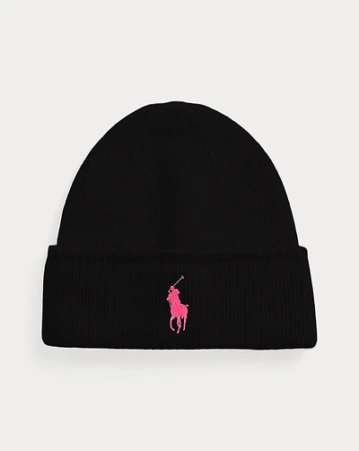 Pink Pony Wool Beanie