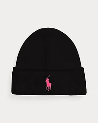 Pink Pony Wool Beanie