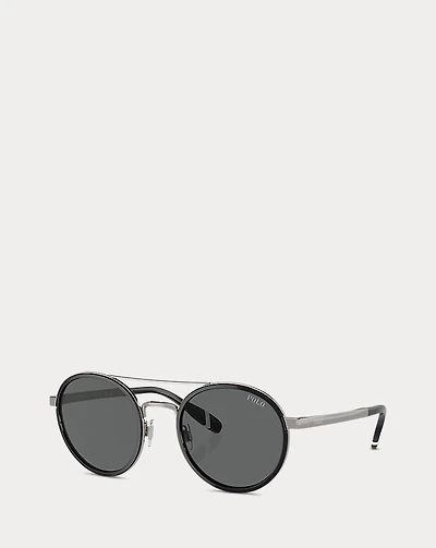 Heritage Rowing Stripe Round Sunglasses
