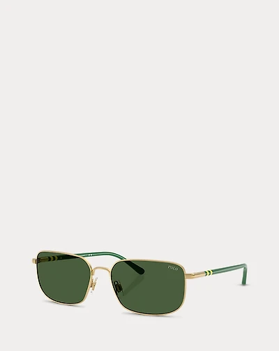 Heritage Rugby-Stripe Metal Sunglasses