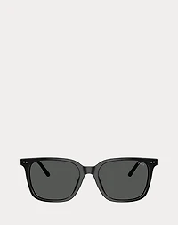Rugby-Stripe Square Sunglasses