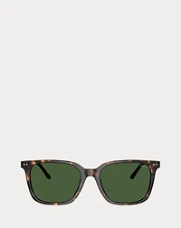 Rugby-Stripe Square Sunglasses