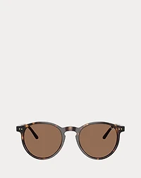 Rugby-Stripe Round Sunglasses