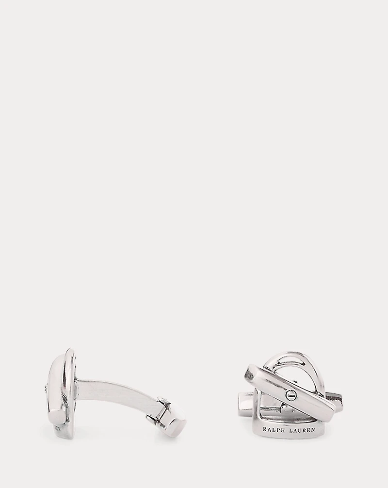 Sterling Silver Polo Mallet Cuff Links