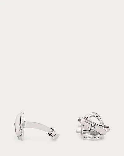 Sterling Silver Polo Mallet Cuff Links