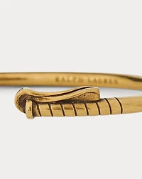 Antiqued Brass Polo Mallet Cuff 