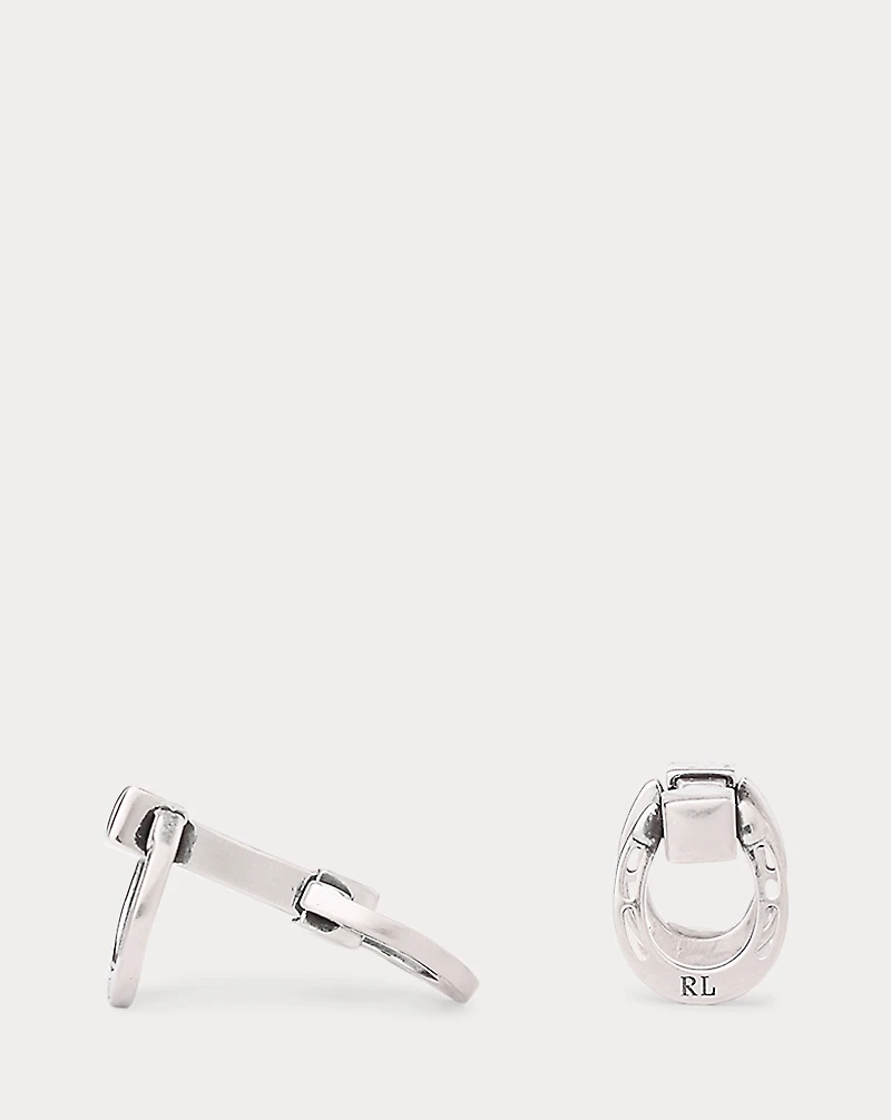 Sterling Silver Horseshoe Cuff Links