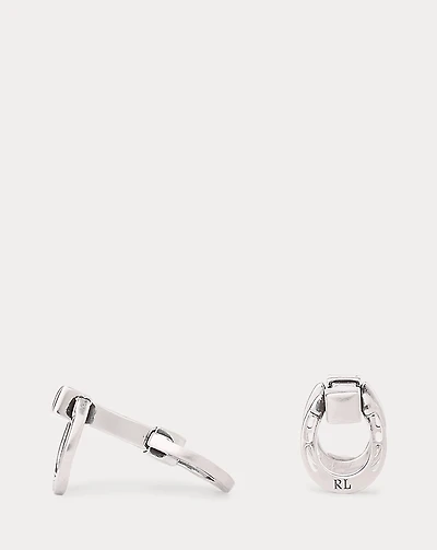 Sterling Silver Horseshoe Cuff Links