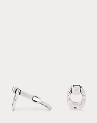 Sterling Silver Horseshoe Cuff Links