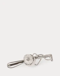 Sterling Silver Polo Helmet Tie Bar