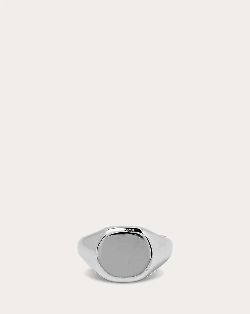 Sterling Silver Square Signet Ring