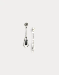Art Deco Crystal Drop Earrings