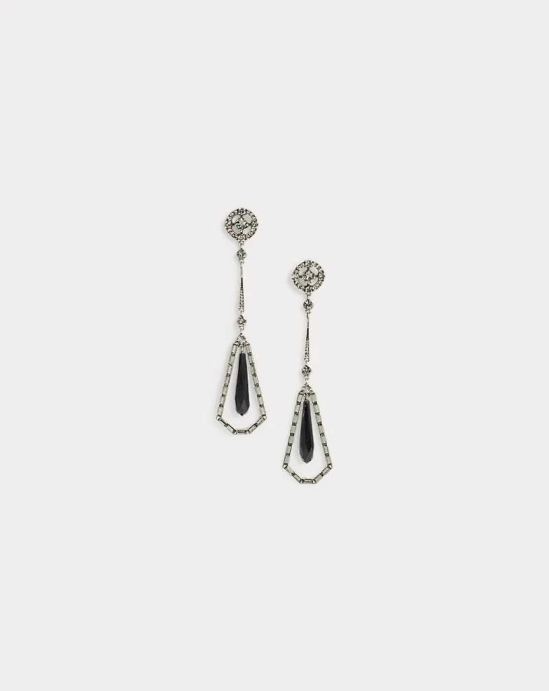 Art Deco Crystal Drop Earrings