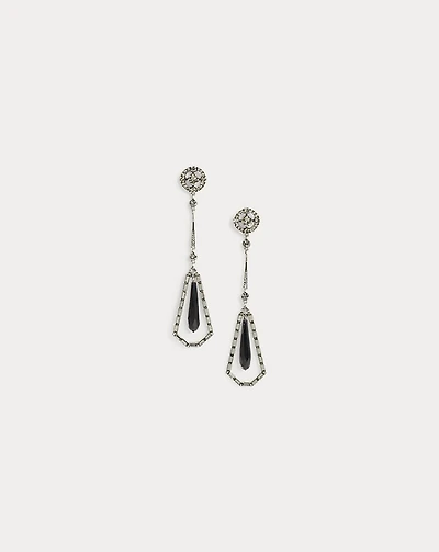Art Deco Crystal Drop Earrings