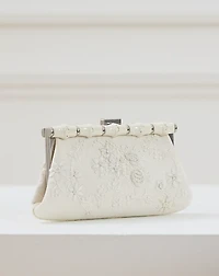 2012 Embroidered Cotton Evening Bag