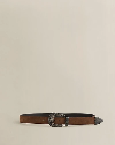 c. 2010 Tooled-Buckle Belt - Size M