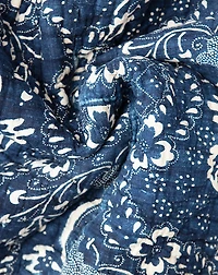 1800s Handwoven Indigo Quilt