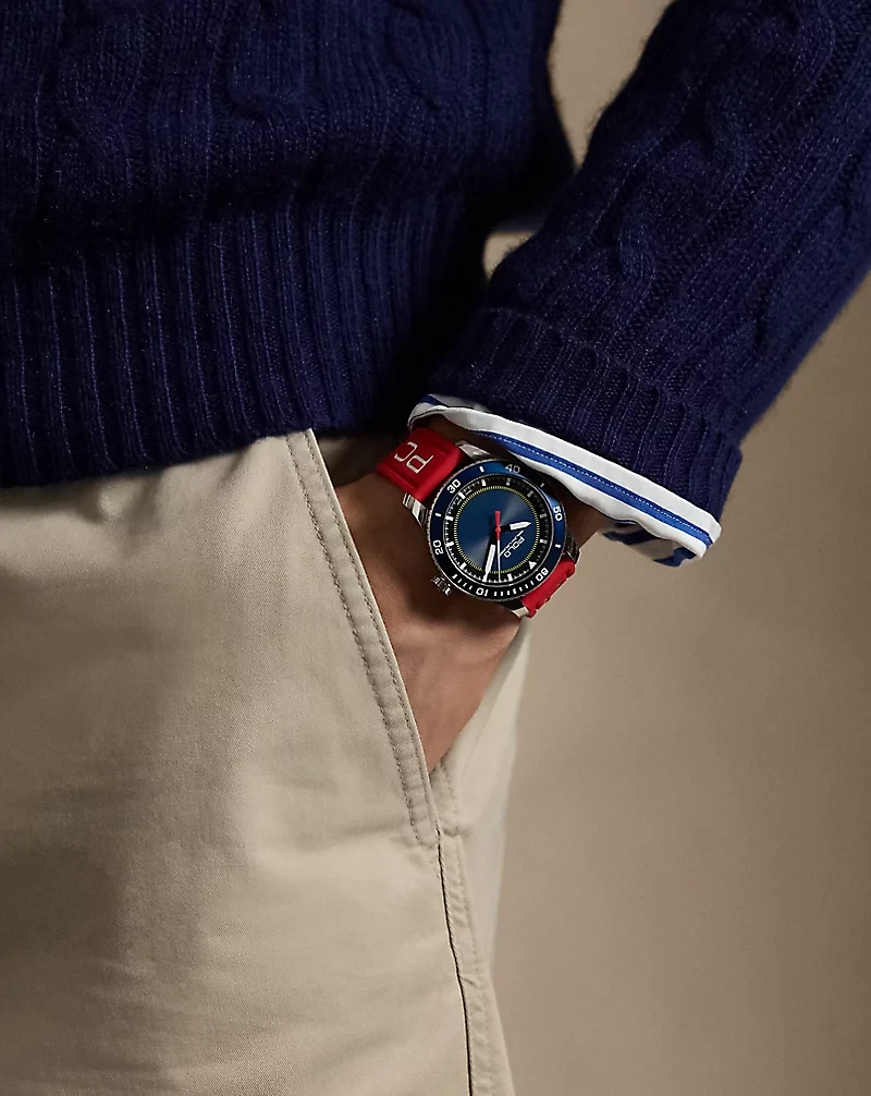 42 MM Polo Sport Steel Watch