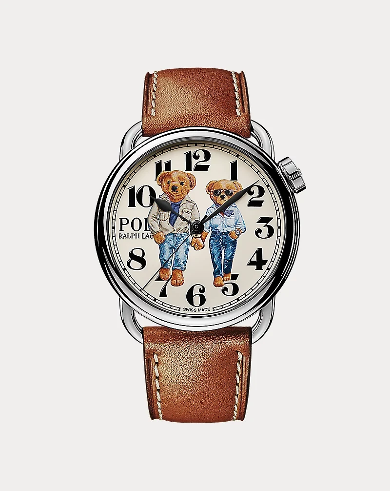 38MM Ralph & Ricky Beach Polo Bear Watch