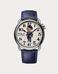 38 MM Ricky Pinstripes Polo Bear Watch