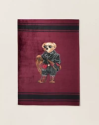 Holiday Polo Bear Throw Blanket