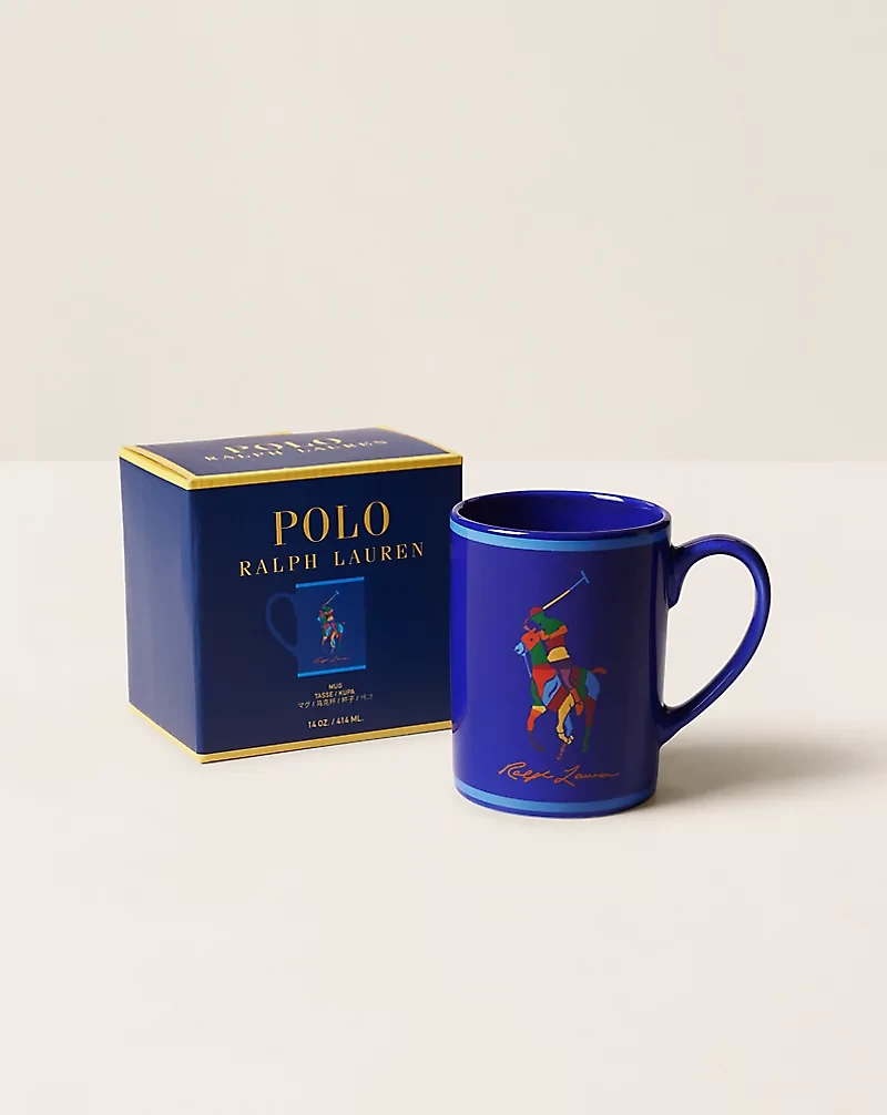 Color-Blocked Big Pony Mug