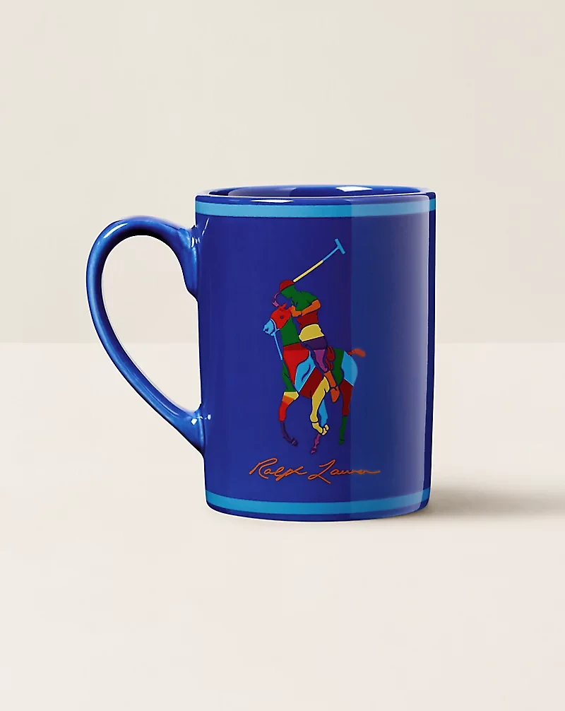 Color-Blocked Big Pony Mug
