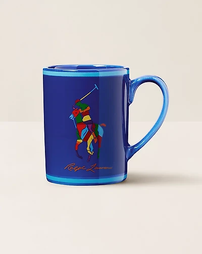 Color-Blocked Big Pony Mug