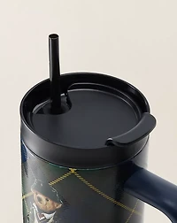 Highmoore Polo Bear Water Bottle & Straw