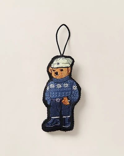 Vintage Polo Bear Ornament