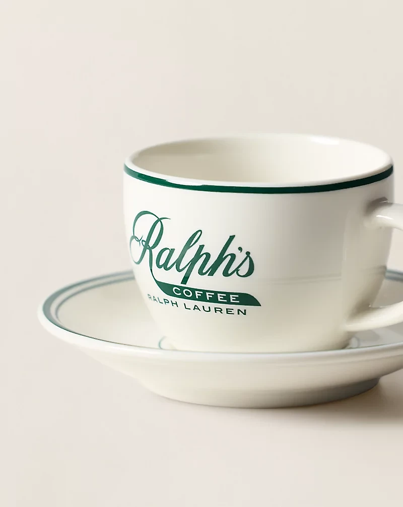 Ralph’s Coffee Espresso Cup & Saucer
