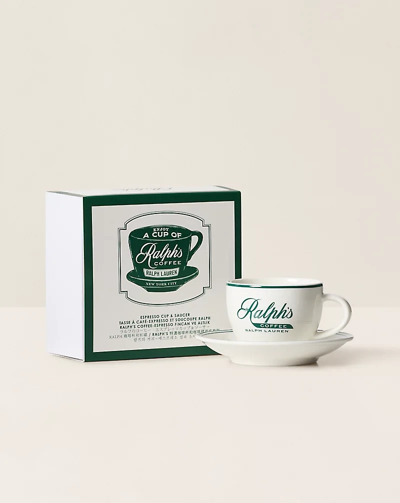 Ralph’s Coffee Espresso Cup & Saucer