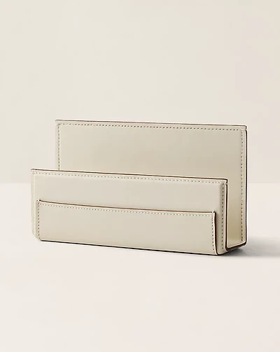 Brennan Leather Letter Rack
