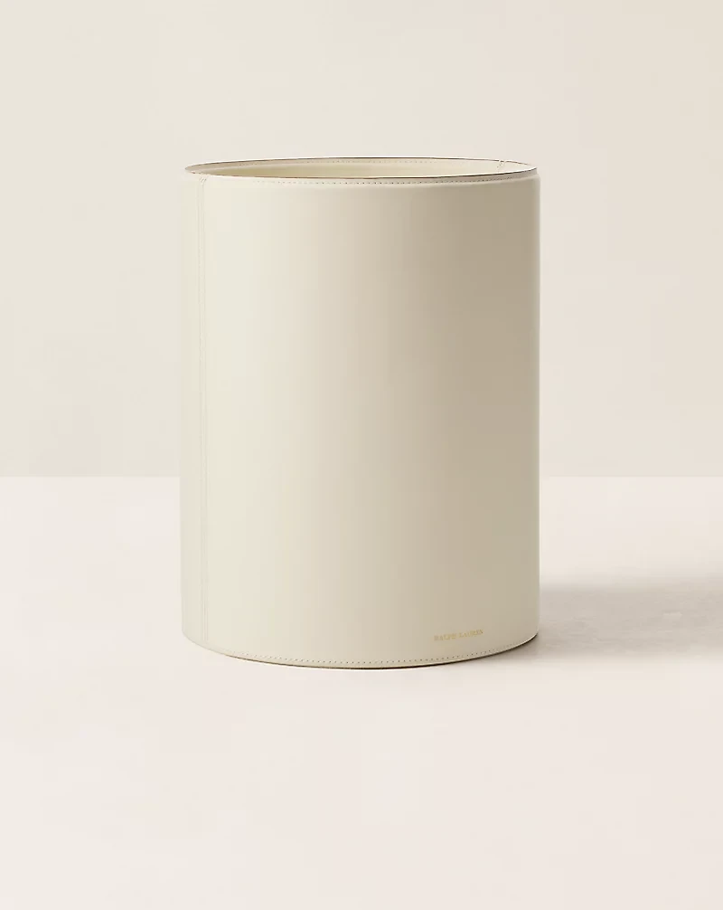 Brennan Leather Waste Bin