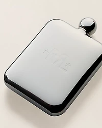 Flask & Hand-Tooled Leather Case