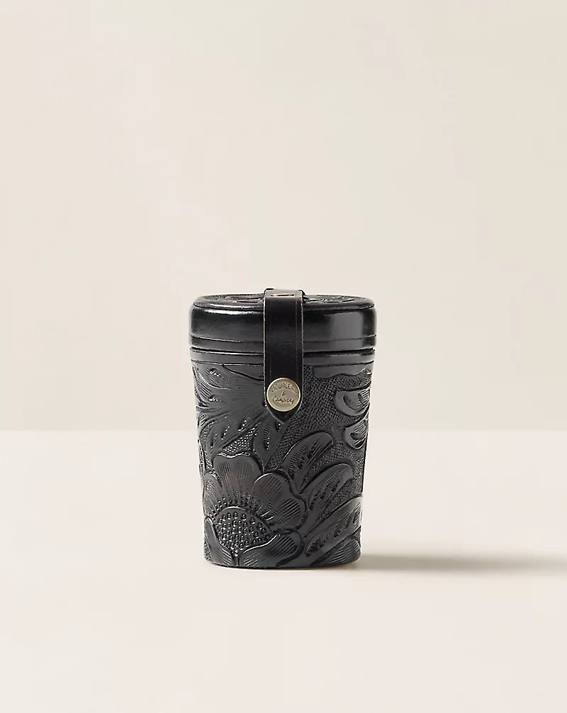 Shot Glasses & Hand-Tooled Leather Case