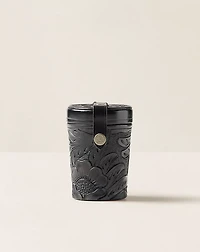 Shot Glasses & Hand-Tooled Leather Case