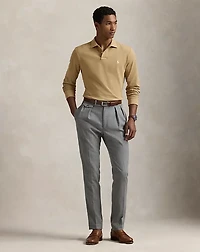 Custom Slim Fit Mesh Polo Shirt